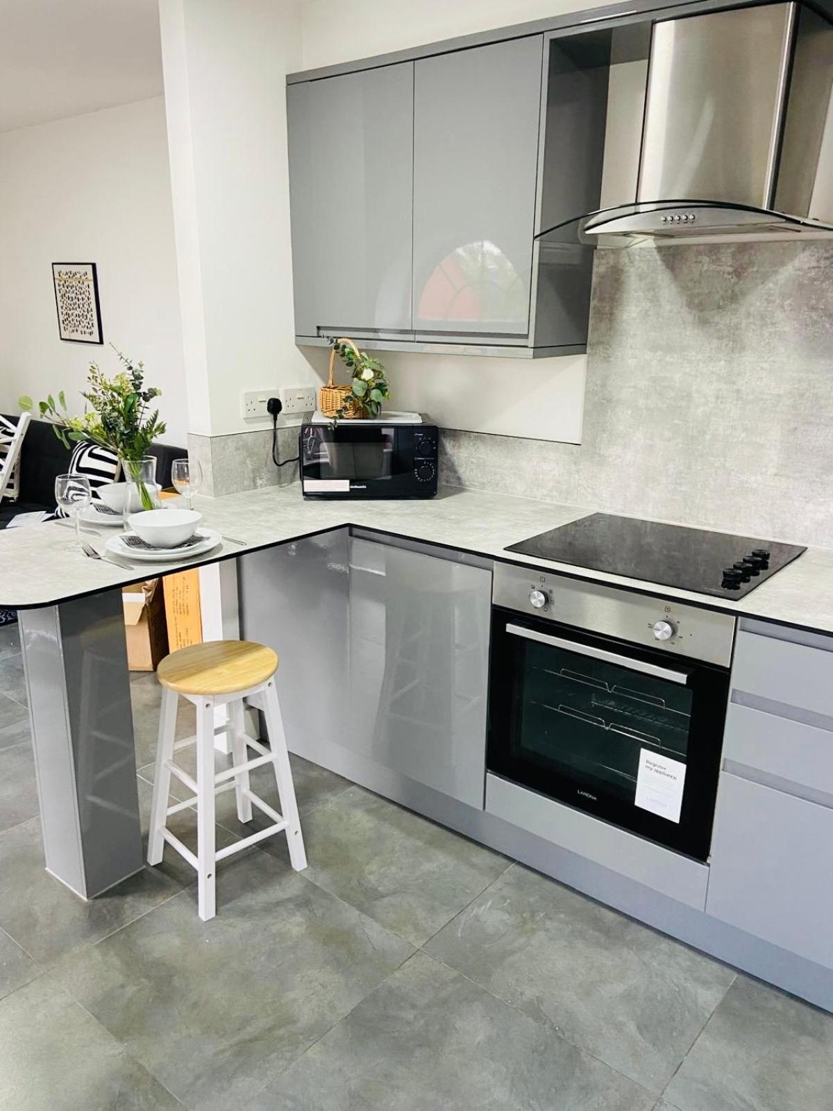 Modern Flat With Free Parking Close To Birmingham Centre Exterior foto